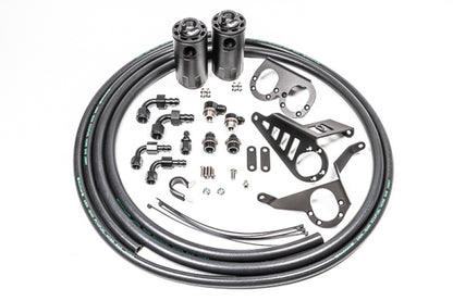 Radium Engineering Dual Catch Can Kit, MK4 Supra, Fluid Lock / 1994-2002 Toyota Supra (all versions) 20-0387-FL 20-0387-FL Photo - Primary