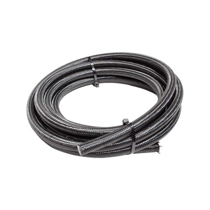 Snow Performance Snow 6AN Braided Stainless PTFE Hose - 15ft (Black) SNF-60615B