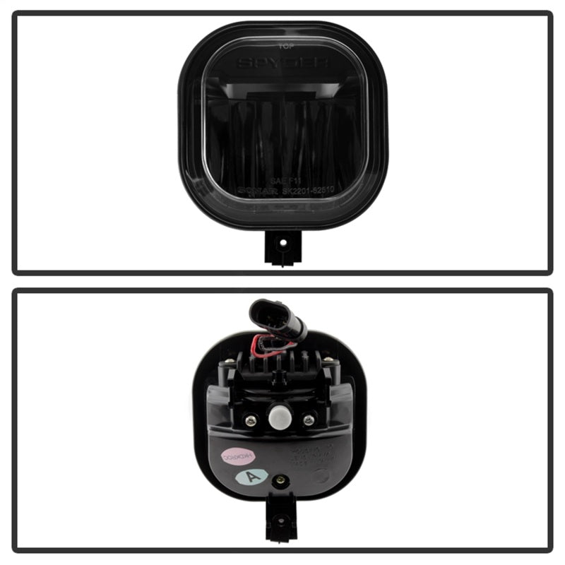 Spyder Ford Superduty 11-14 LED Fog Lights Black FL-YD-FS11-LED-BK 5081100 5081100 Photo - Unmounted