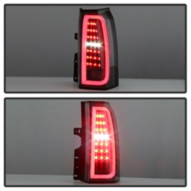 Spyder Chevy Tahoe / Suburban 15-17 Light Bar LED Tail Lights - Black (ALT-YD-CTA15-LED-BK) 5084583 5084583 Photo - Unmounted