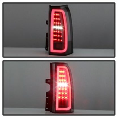 Spyder Chevy Tahoe / Suburban 15-17 Light Bar LED Tail Lights - Black (ALT-YD-CTA15-LED-BK) 5084583 5084583 Photo - Unmounted
