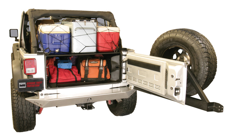 Tuffy Products Tuffy Jk Unlimited Tailgate Enclosure- Black For 2011+ 299-01 299-01 Photo - Mounted