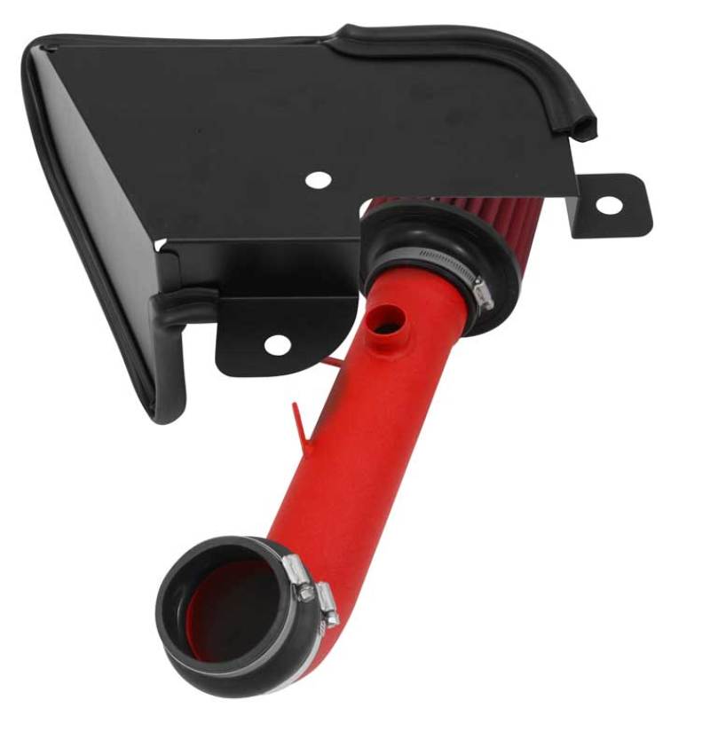 AEM Induction AEM 2015 Volkswagen Golf GTI 2.0L Cold Air Intake System Wrinkle Red 21-746WR 21-746WR Photo - out of package
