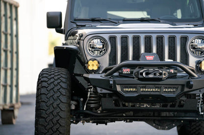 DV8 Offroad 18-23 Wrangler JL/Gladiator JT Spec Series Front Bumper FBJL-09 FBJL-09 Photo - Unmounted