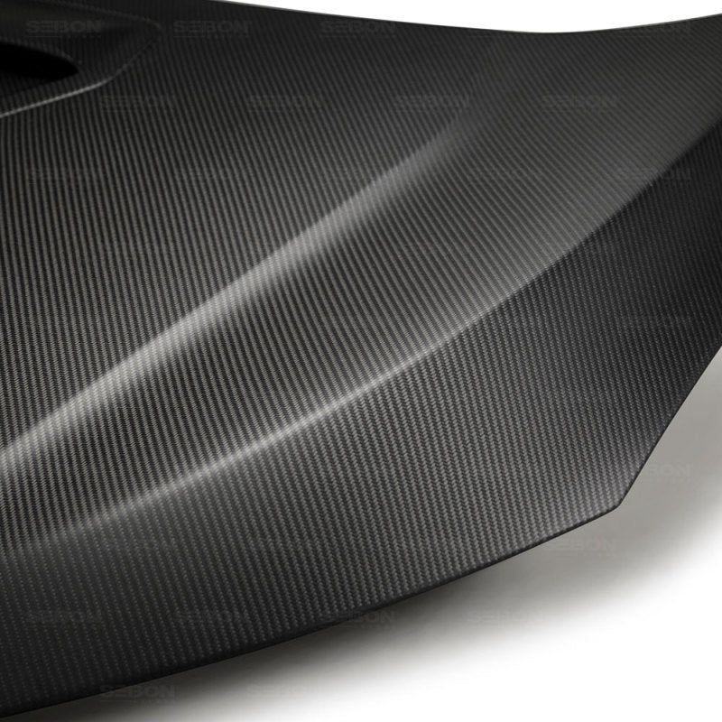 Seibon Carbon Fiber Hood for 2017-2021 Honda Civic Type R HD17HDCVR-OE-DRY Photo - Primary