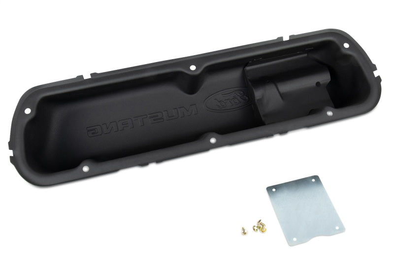 Ford Racing Ford Mustang Logo Black Crinkle Valve Cover 302-101 302-101 Photo - Unmounted