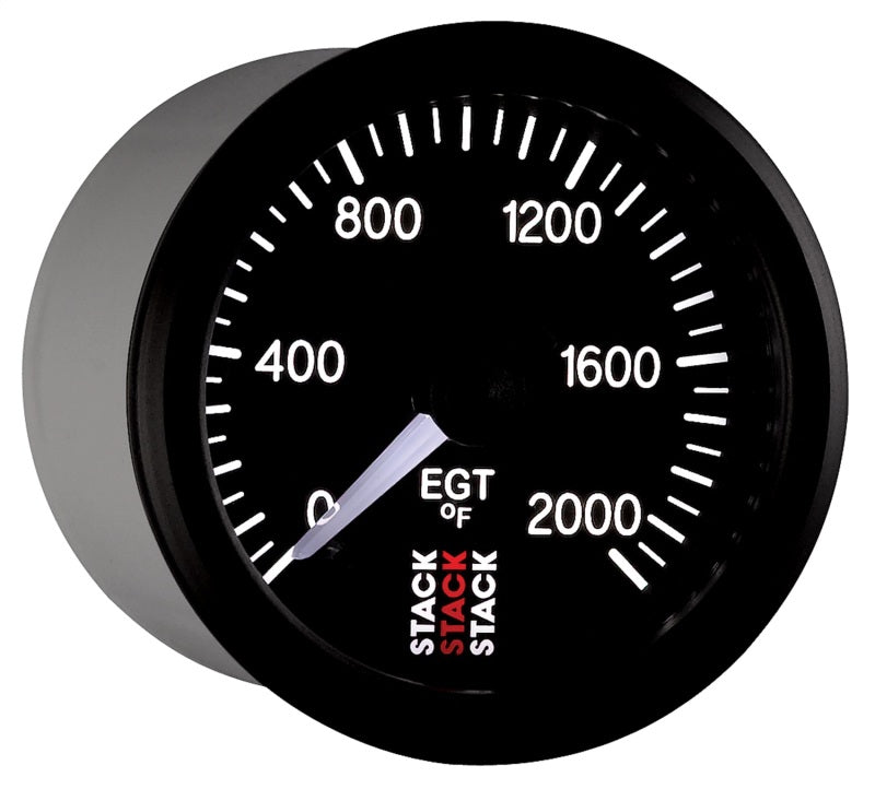 Autometer Stack 52mm 0-2000 Deg F Pro Stepper Motor Exhaust Gas Temp Gauge - Black ST3314 ST3314 User 6