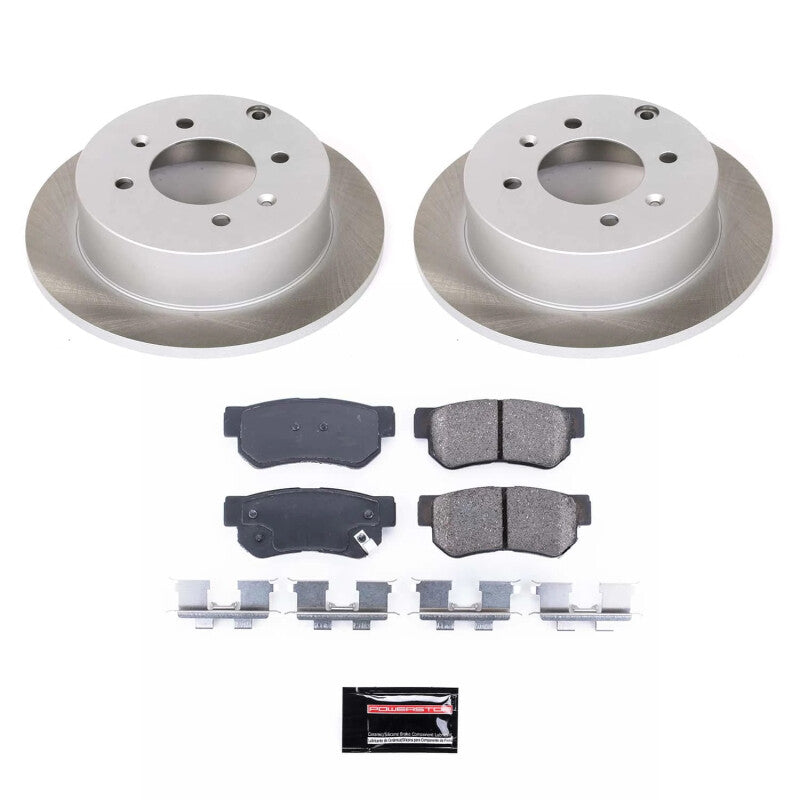 PowerStop Power Stop 01-06 Kia Optima Rear Semi-Coated Rotor Kit SC5212 SC5212 Photo - Primary