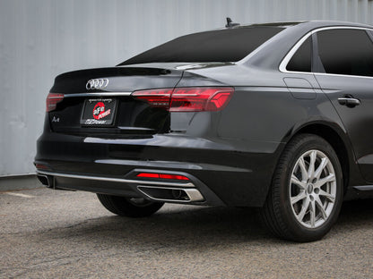 aFe 20-21 Audi A4 L4-2.0L (t) MACH Force-Xp 3in to 2-1/2in Stainless Steel Cat-Back Exhaust System 49-36446 49-36446 Photo - Mounted