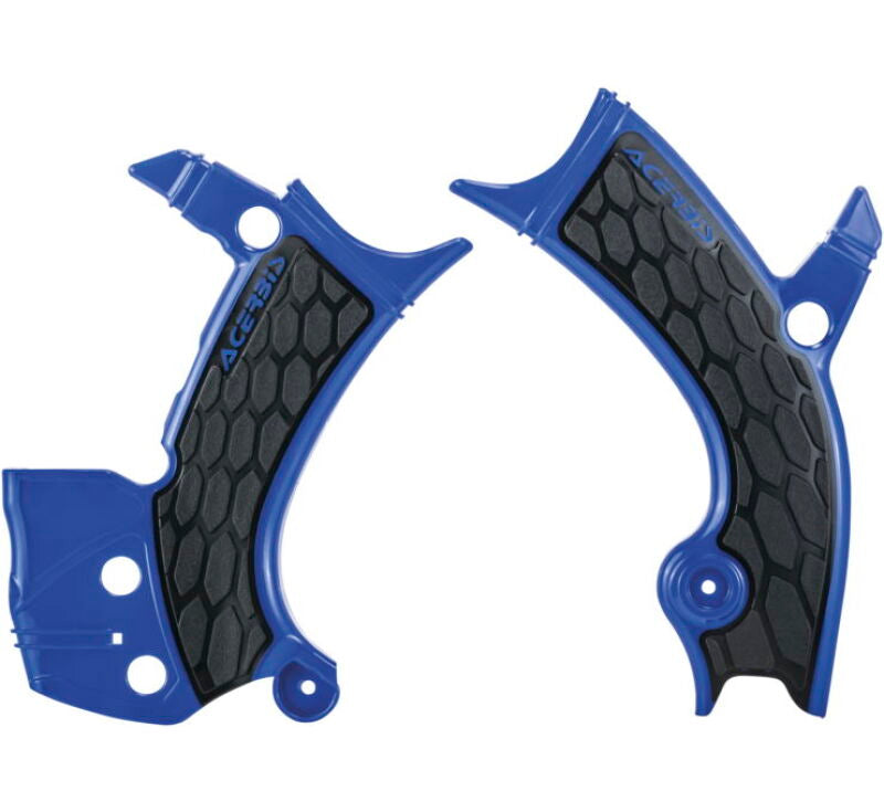 Acerbis 16-19 Yamaha YZ250F/YZ450F/YZ250FX/YZ450FX/WR250F/450F Frame Guards- X-Grip - Blue/Black 2689411034 2689411034 Photo - Primary