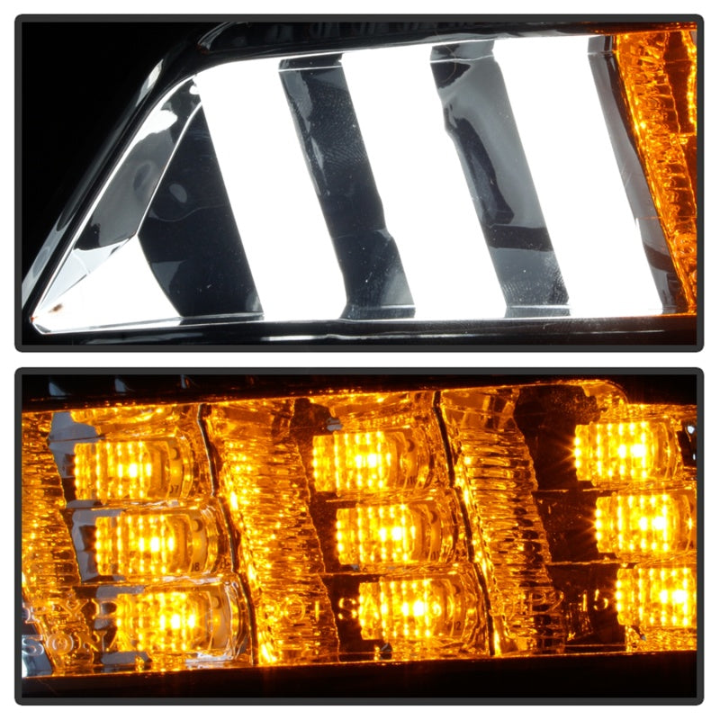 Spyder 15-16 Ford Mustang LED DRL - Smoke (CBL-YD-FM15-LED-SM) 5082527 5082527 Photo - Unmounted
