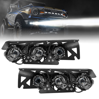 ORACLE Lighting 21-24 Ford Bronco Off Road Laser and LED Fog Light Kit for Steel Bumper 5928-LZZ-001 5928-LZZ-001 Photo - Primary
