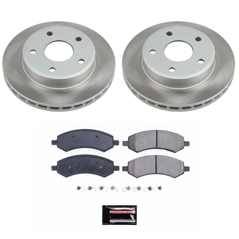 PowerStop Power Stop 2011 Ram Dakota Front Semi-Coated Rotor Kit SC2193 SC2193 Photo - Primary