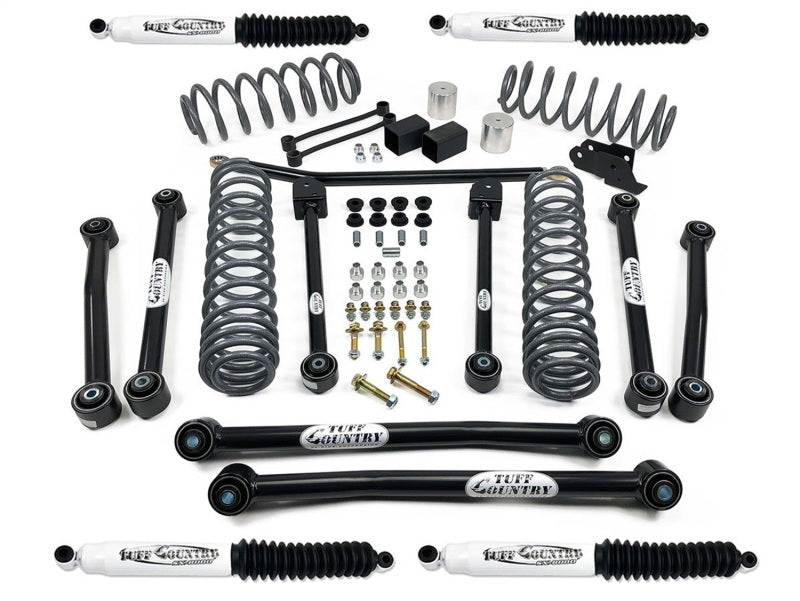 Tuff Country 18-23 Jeep Wrangler JLU (4 door Models Only) 4in Lift Kit EZ-Flex (SX8000 Shocks) 44105KN 44105KN Photo - Primary