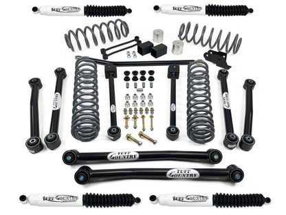 Tuff Country 18-23 Jeep Wrangler JLU (4 door Models Only) 4in Lift Kit EZ-Flex (SX8000 Shocks) 44105KN 44105KN Photo - Primary