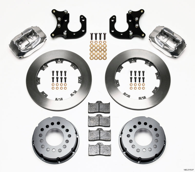 Wilwood Forged Dynalite P/S Rear Kit Polished Big Ford 2.36in Offset 140-2115-P 140-2115-P Photo - Primary