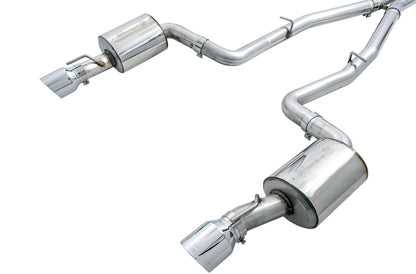 AWE Tuning 2015+ Dodge Charger 6.4L/6.2L SC Non-Resonated Touring Edition Exhaust - Silver Tips 3020-32056 3020-32056 Photo - out of package