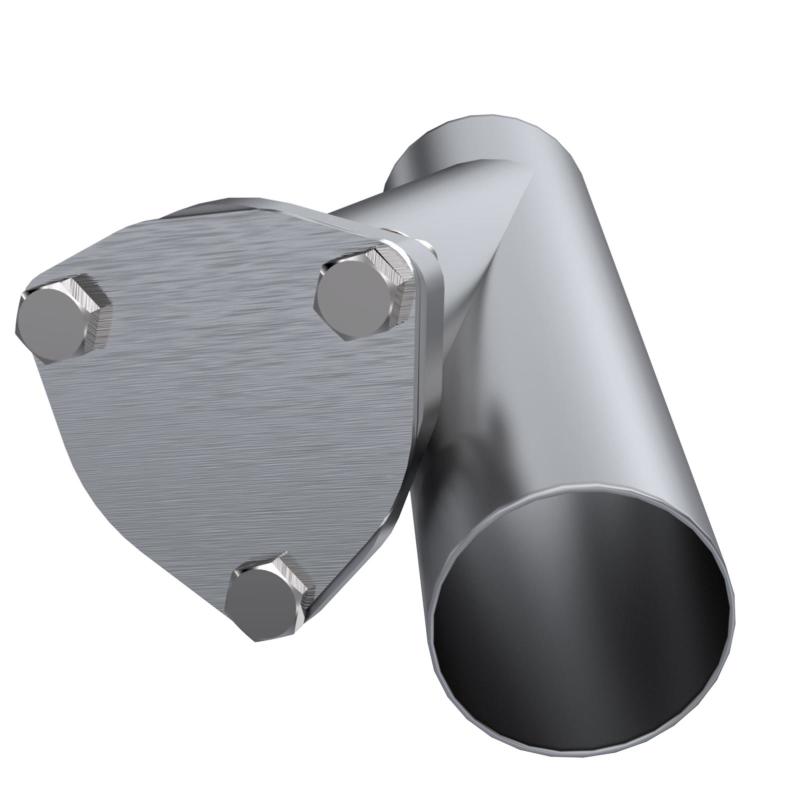 QTP 2.5in Weld-On QTEC Exhaust Cutout Y-Pipe 10250 10250 Photo - Primary
