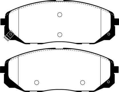 EBC 2015+ Kia Sedona 3.3L Greenstuff Front Brake Pads DP63061 DP63061 Photo - Primary