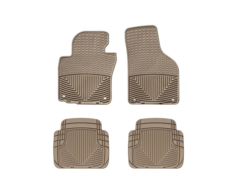 WeatherTech WT Rubber Mats - Rear - Tan Floor Mats Floor Mats - Rubber main image