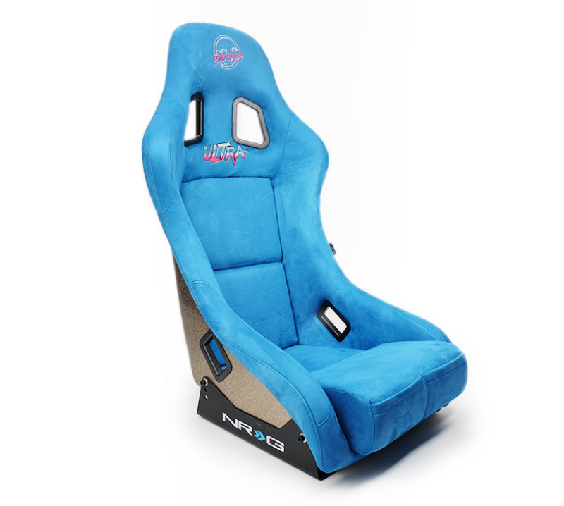NRG FRP Bucket Seat ULTRA Edition - Medium (Blue Alcantara/Pearlized Back) FRP-303BL-ULTRA FRP-303BL-ULTRA Photo - Primary