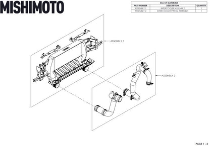 Mishimoto 21+ Bronco 2.3L High Mount INT Kit SL Core BK Pipes MMINT-BR23-21HKSLBK MMINT-BR23-21HKSLBK User 1
