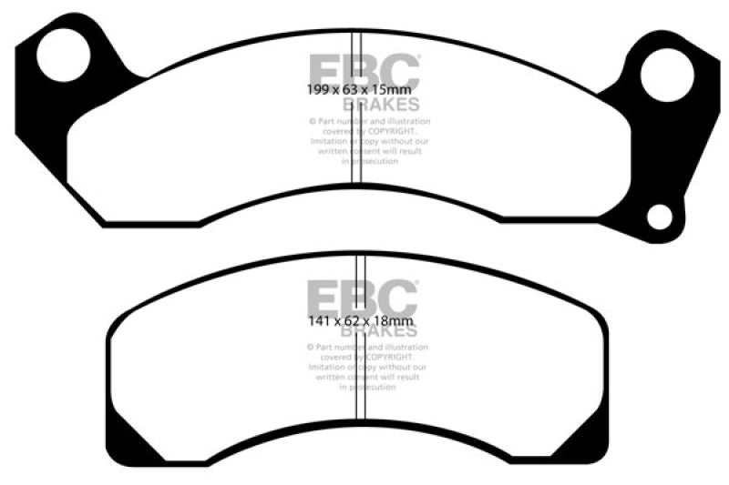 EBC Disc Brake Pad Set DP41166R Photo - Primary