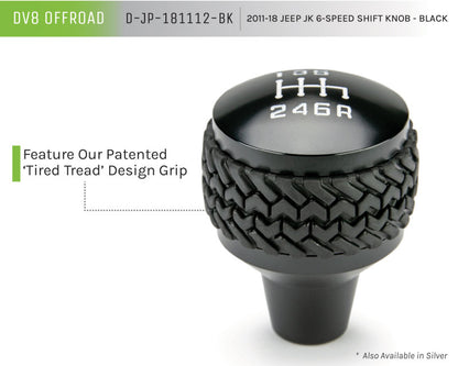 DV8 Offroad 2011-2018 Jeep JK 6-Speed Shift Knob Black D-JP-181112-BK D-JP-181112-BK Product Brochure - a specific brochure describing a Product