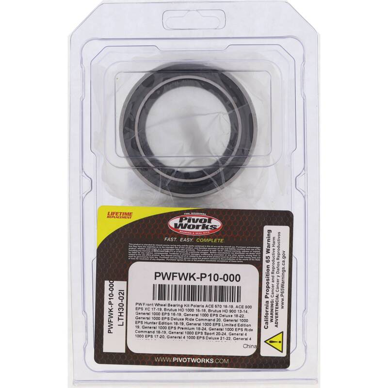 Pivot Works 11-13 Polaris Sportsman 550 PW Front Wheel Bearing Kit PWFWK-P10-000 PWFWK-P10-000 Photo - Primary