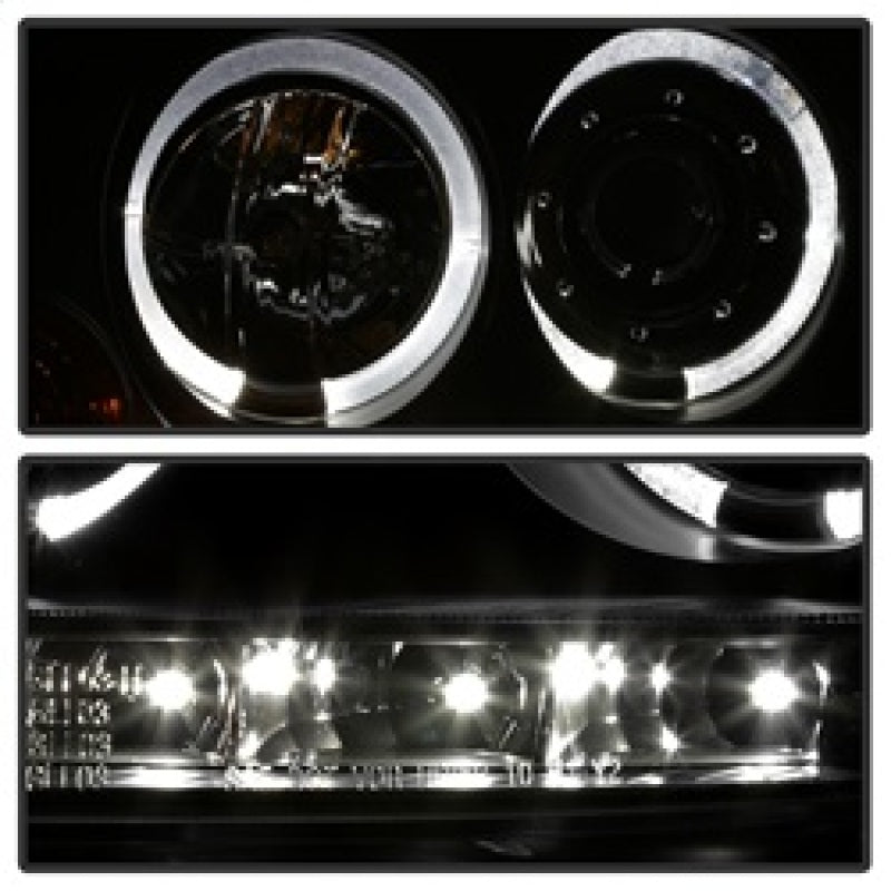 Spyder Volkswagen GTI 06-09/Jetta 06-09 Halogen Model Only - LED Halo DRL Black PRO-YD-VG06-HL-BK 5012098 5012098 Photo - Unmounted