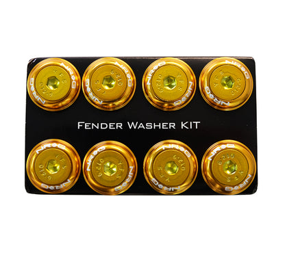 NRG Fender Washer Kit w/Color Matched M8 Bolt Rivets For Plastic (Rose Gold) - Set of 8 FW-800RG FW-800RG Photo - Primary