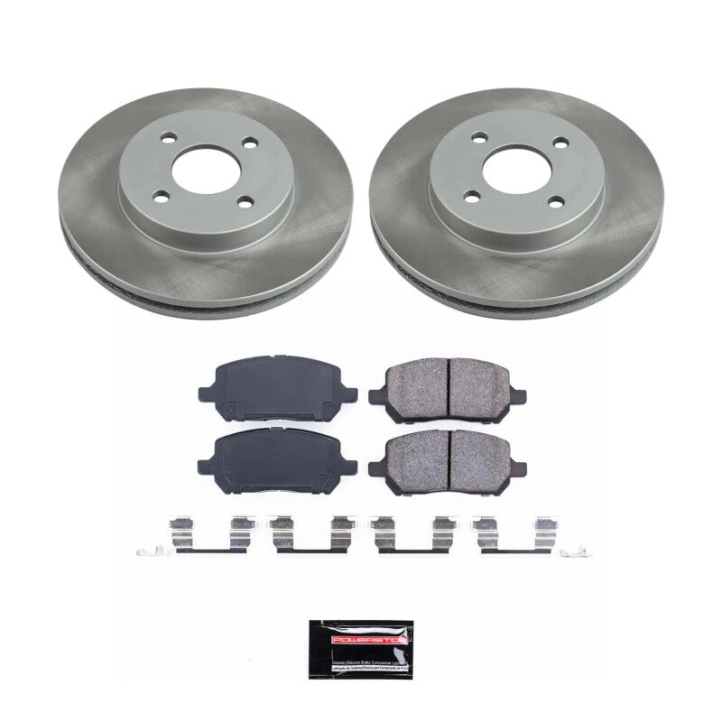 PowerStop Power Stop 03-07 Saturn Ion Front Semi-Coated Rotor Kit SC1604 SC1604 Photo - Primary