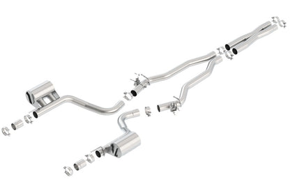 Borla 2015 Dodge Challenger Hellcat 6.2L V8 ATAK Catback Exhaust No Tips Factory Valance 140646 140646 Photo - Primary