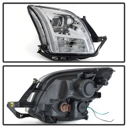 SPYDER xTune 06-09 Ford Fusion Light Bar DRL Projector Headlights - Chrome (PRO-JH-FFU06-LB-C) 9042126 9042126 Photo - Unmounted