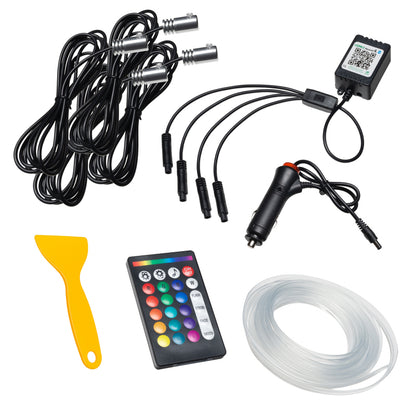 ORACLE Lighting Jeep Wrangler JL / Gladiator JT ColorSHIFT Fiber Optic LED Interior Kit 4236-333 4236-333 Photo - Primary