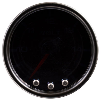 Autometer Spek-Pro Gauge Voltmeter 2 1/16in 16V Stepper Motor W/Peak & Warn Blk/Smoke/Blk P34452 P34452 User 2