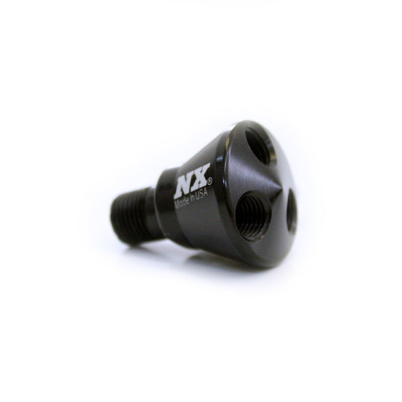 Nitrous Express 3 Port Shower Head Dist Block (Black) 15018 Photo - Primary