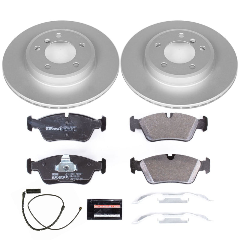 PowerStop Power Stop 01-02 BMW Z3 Front Euro-Stop Brake Kit ESK867 ESK867 Photo - Primary