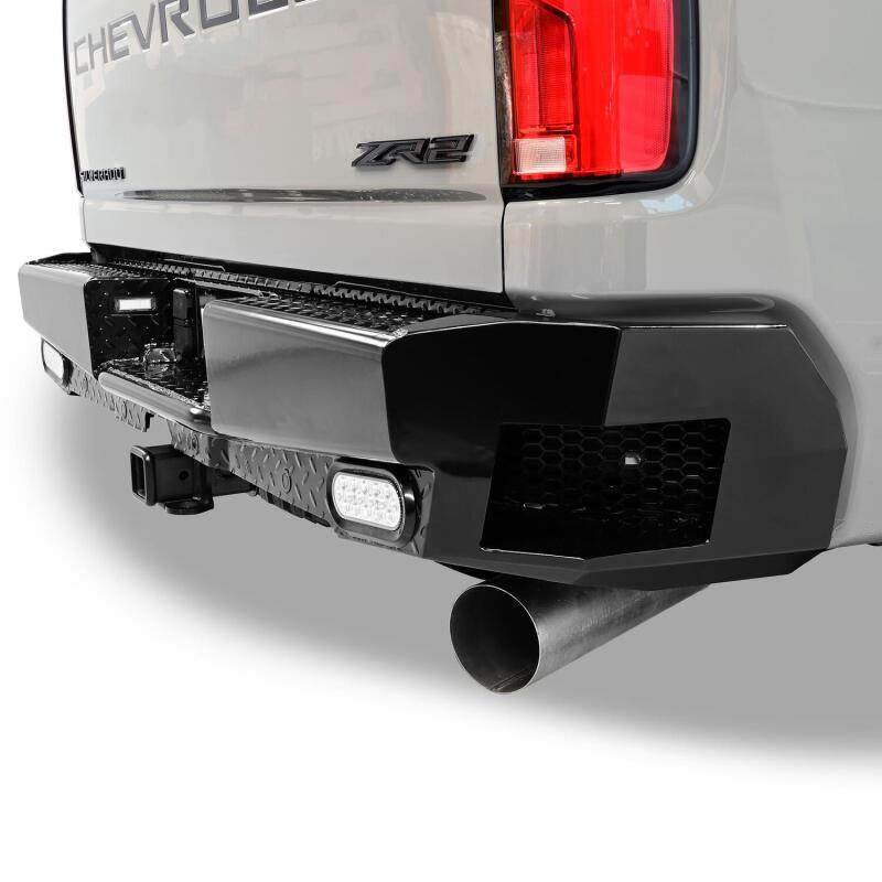 Westin 19-20 Chevy Silverado 1500 HDX Bandit Rear Bumper - Black 58-341185 58-341185 Photo - lifestyle view