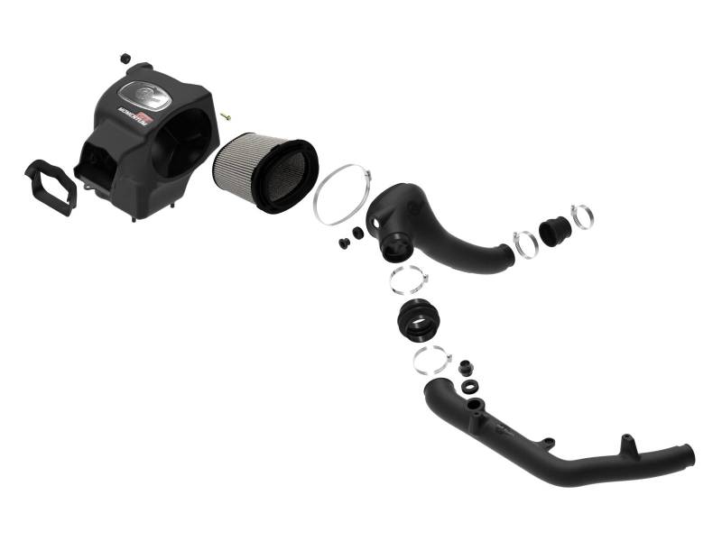 aFe Momentum GT Cold Air Intake System w/ Pro DRY S Filter Ford Bronco 2021 V6-2.7L (tt) 50-70081D 50-70081D Photo - Unmounted