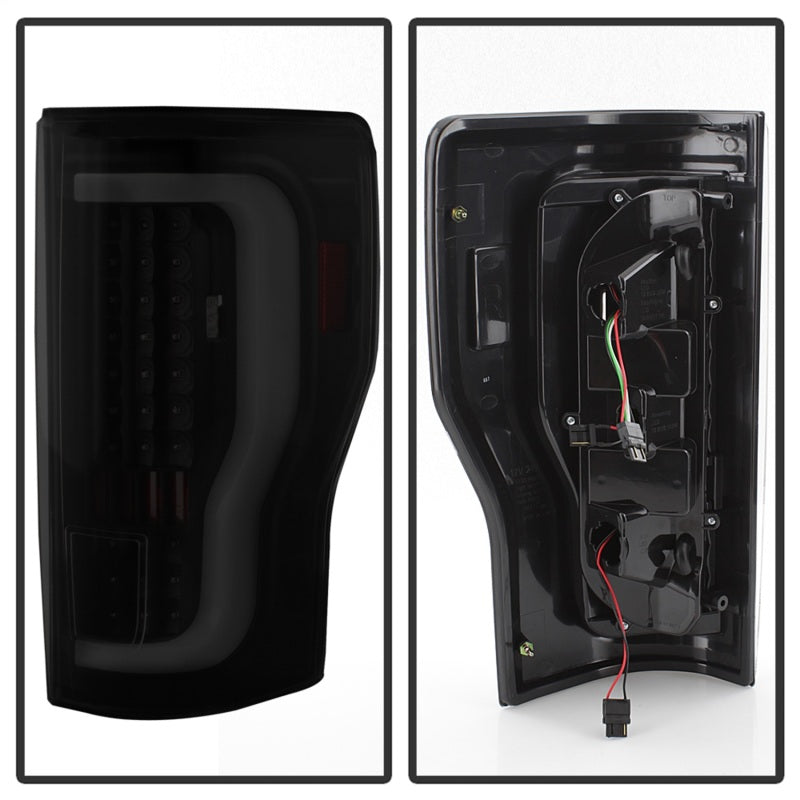 SPYDER xTune 17-18 Ford F-250 Super Duty (Excl LED Models) LED Tail Lights-Blk Smk (ALT-ON-FS17-LBLED-BSM) 9041617 9041617 Photo - Unmounted