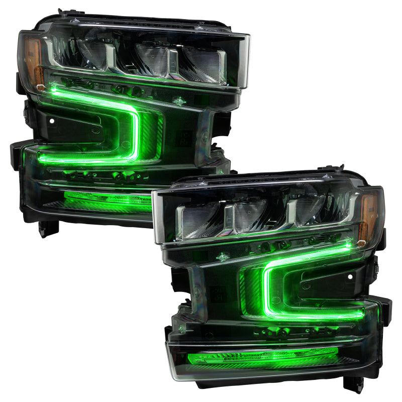 ORACLE Lighting Oracle 19-21 Chevy Silverado 1500 RGB+W Headlight DRL Upgrade Kit - ColorSHIFT 1441-330 1441-330 User 7