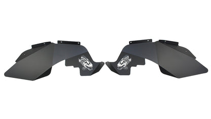 Fishbone Offroad 07-18 Jeep Wrangler JK Logo Aluminum Inner Fenders - Black Powdercoat FB33073 FB33073 Photo - out of package
