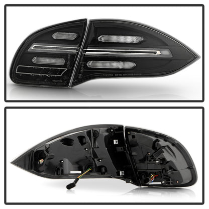Spyder Porsche Cayenne 958 11-14 LED Tail Lights - Sequential Signal - Black 5086853 5086853 User 1