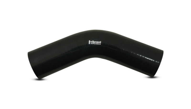 Vibrant 45 Degree Silicone Elbow 2.375in ID x 5.00in Leg Length - Black 27909 27909 User 1