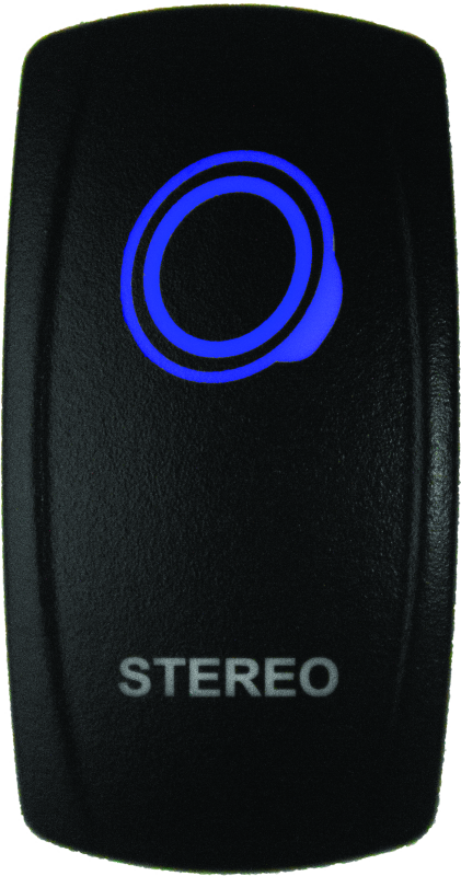 DragonFire Racing Switch Stereo On/Off Blue 522622 522622 Photo - Primary