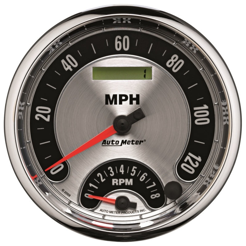 Autometer Gauge Kit 2 Pc Quad & Combo 5" American Muscle 1205 User 1