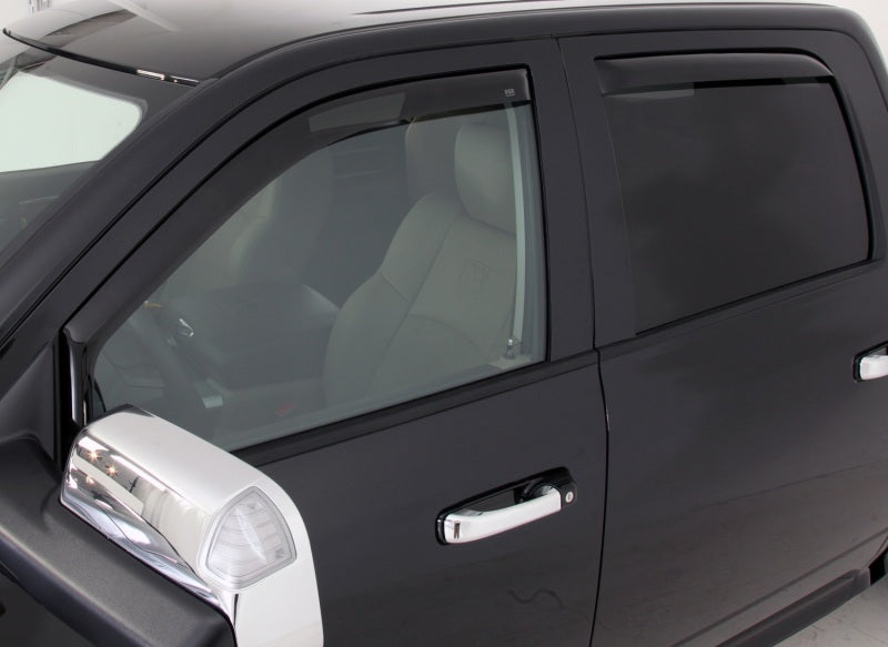 EGR 09+ Dodge Ram Pickup Quad Cab In-Channel Window Visors - Set of 4 (572651) 572651 572651 Photo - Mounted