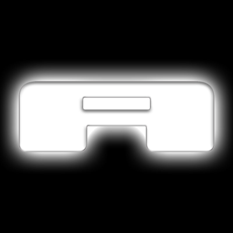 ORACLE Lighting Universal Illuminated LED Letter Badges - Matte White Surface Finish - A 3140-A-001 3140-A-001 Photo - Primary
