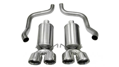 Corsa Performance 09-13 Chevrolet Corvette C6 6.2L V8 Polished Xtreme Axle-Back Exhaust 14470 Photo - Primary